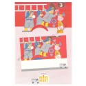 Conjunto de Papel de Carta Antigo (Vintage) Three Bears Night CVM