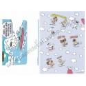 Conjunto de Papel de Carta Snoopy Surfboard - Vintage Peanuts Hallmark