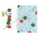 Conjunto de Papel de Carta Snoopy Watermelon2 - Vintage Peanuts Hallmark