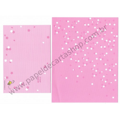 Conjunto de Papel de Carta Snoopy and brothers - Peanuts Nihon Hallmark