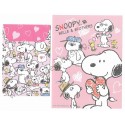 Conjunto de Papel de Carta Snoopy & Friends Belle and Brothers Peanuts Delfino Japan