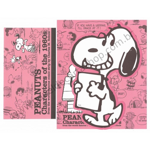 Conjunto de Papel de Carta Peanuts Characters of the 1960s - Peanuts