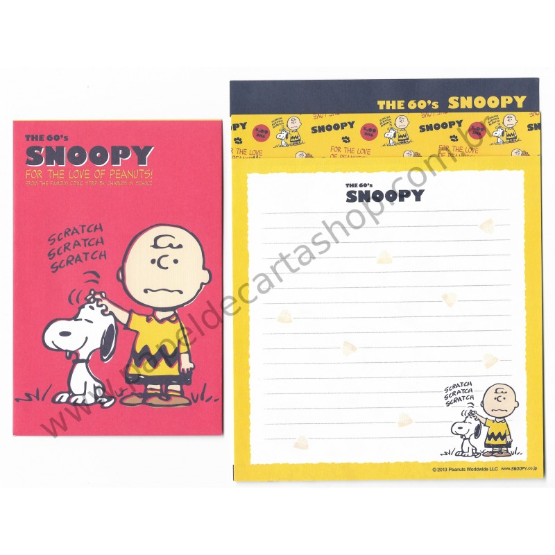 Kit 4 Conjuntos de Papel de Carta The 60's Snoopy CVM - Peanuts Worldwide LLC