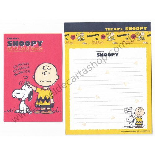 Kit 4 Conjuntos de Papel de Carta The 60's Snoopy CVM - Peanuts Worldwide LLC