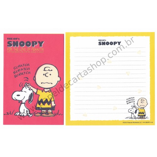 Kit 4 Conjuntos de Papel de Carta The 60's Snoopy CVM - Peanuts Worldwide LLC