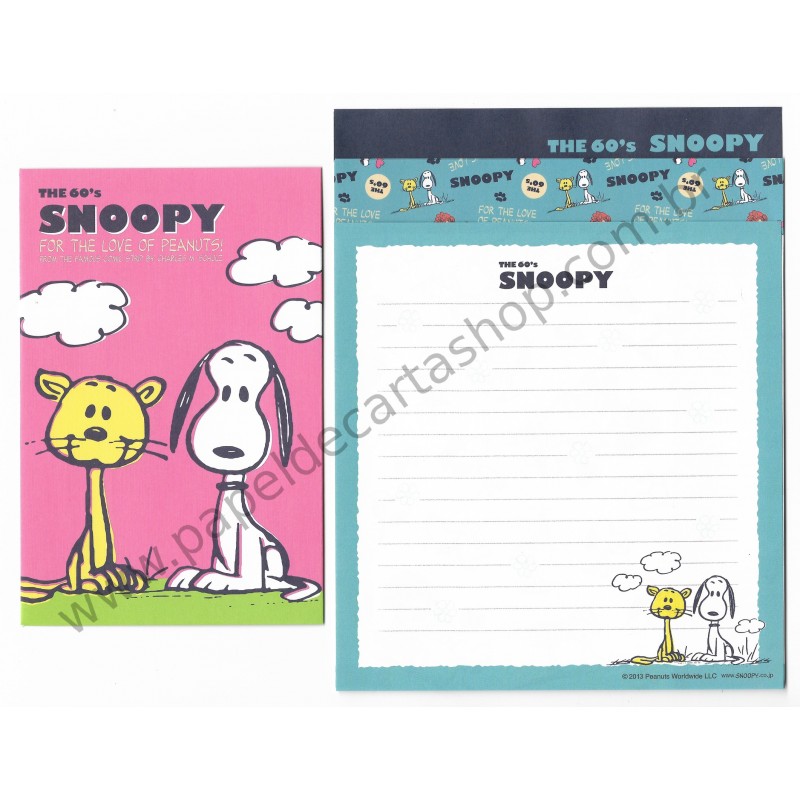 Kit 4 Conjuntos de Papel de Carta The 60's Snoopy CRS - Peanuts Worldwide LLC