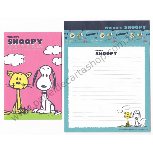 Kit 4 Conjuntos de Papel de Carta The 60's Snoopy CRS - Peanuts Worldwide LLC