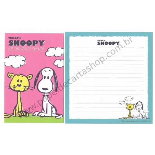 Kit 4 Conjuntos de Papel de Carta The 60's Snoopy CRS - Peanuts Worldwide LLC