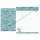 Kit 4 Conjuntos de Papel de Carta The 60's Snoopy CRS - Peanuts Worldwide LLC