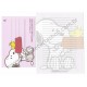 Conjunto de Papel de Carta Snoopy and WD He Makes Me Happy CRS - Peanuts