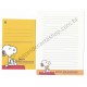 Conjunto de Papel de Carta Snoopy and WD CAM - Peanuts