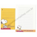 Conjunto de Papel de Carta Snoopy and WD CAM - Peanuts