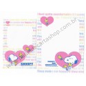 Conjunto de Papel de Carta Snoopy And WD CRS Heart - Peanuts