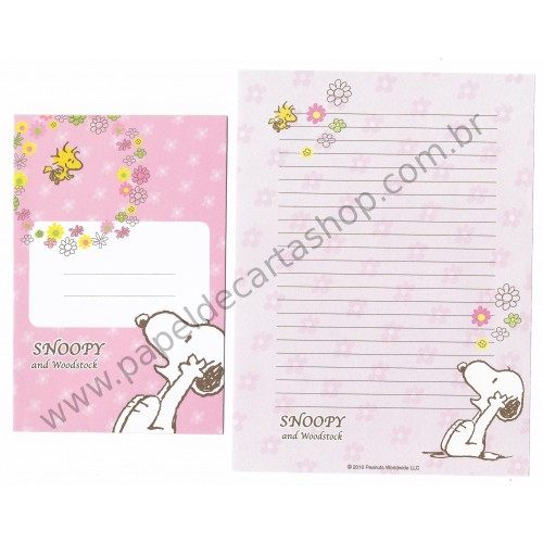 Conjunto de Papel de Carta Snoopy and FR CRS 2010 - Peanuts