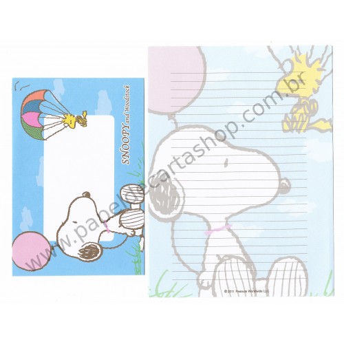 Conjunto de Papel de Carta Snoopy and WD CAZ 2011 - Peanuts