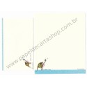 Conjunto de Papel de Carta Antigo Importado Marty Links CAZ Hallmark