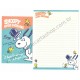 Kit 2 Conjuntos de Papéis de Carta Snoopy I fall in love too easy - Peanuts Japão 2015