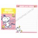 Kit 2 Conjuntos de Papéis de Carta Snoopy I fall in love too easy - Peanuts Japão 2015