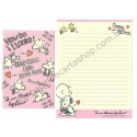 Conjunto de Papéis de Carta Snoopy Keep Calm and Hug On (CRS) - Peanuts Japão 2015