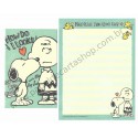 Conjunto de Papéis de Carta Snoopy Keep Calm and Hug On (CVD) - Peanuts Japão 2015
