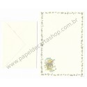 Conjunto de Papel de Carta Antigo Importado BEAR Hallmark