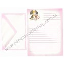 Conjunto de Papel de Carta Antigo Importado Friends