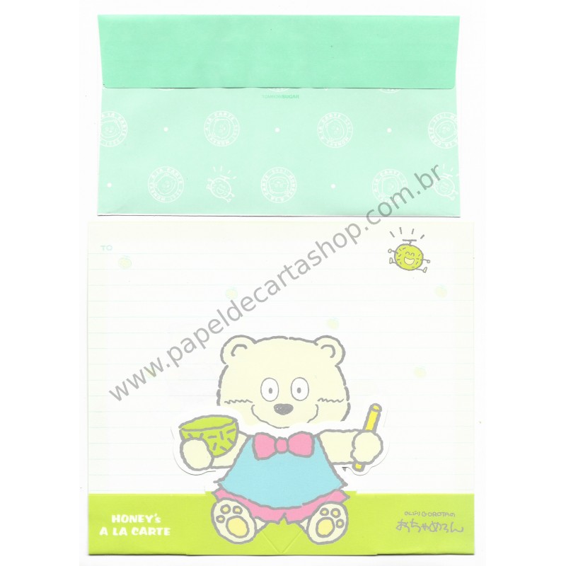 CAPA & Conjunto de Papel de Carta Antigo CVD Mellon Tombow Sugar