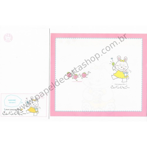 CAPA & Conjunto de Papel de Carta Antigo CRS Strawberry Tombow Sugar