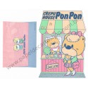 Conjunto de Papel de Carta Antigo (Vintage) PonPon - Paula Japan