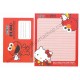 Ano 2010. Kit 4 Conjuntos de Papel de Carta Hello Kitty & Sesame Street CVM Sanrio