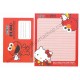 Ano 2010. Kit 4 Conjuntos de Papel de Carta Hello Kitty & Sesame Street CVM Sanrio