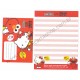 Ano 2010. Kit 4 Conjuntos de Papel de Carta Hello Kitty & Sesame Street CVM Sanrio