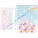 Ano 2009. Conjunto de Papel de Carta Sanrio Characters Warm Wishes for You