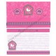 Ano 2000. Conjunto de Papel de Carta Kitty Indiana Sanrio