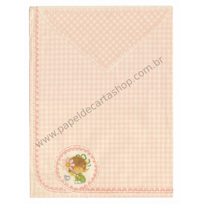 Conjunto de Papel de Carta Antigo Coleção Palacio's Line PC 101