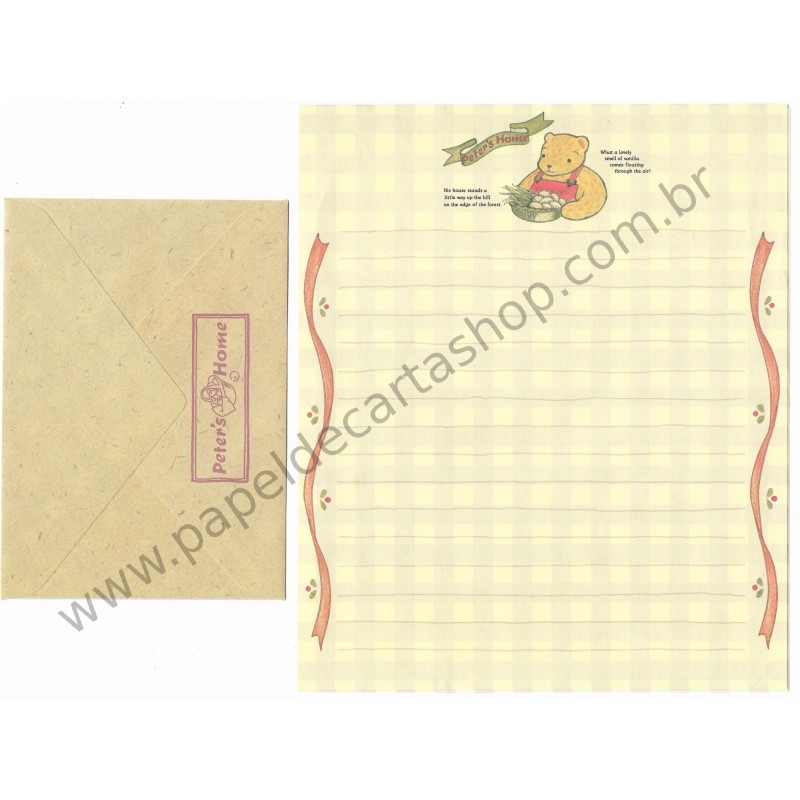 Conjunto de Papel de Carta Antigo (Vintage) Peter's Home