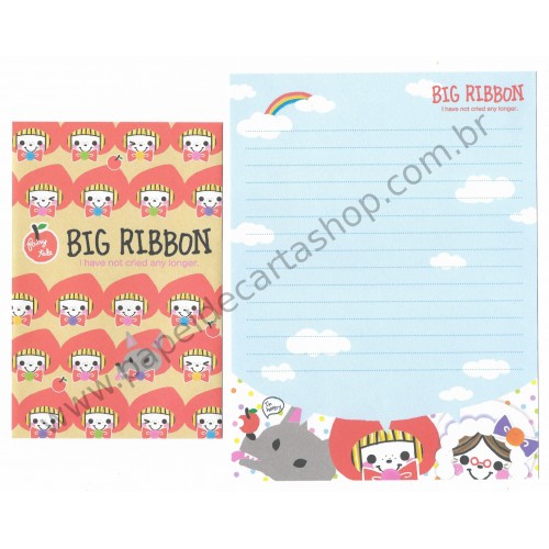 Conjunto de Papel de Carta Big Ribbon Q-Lia Japan