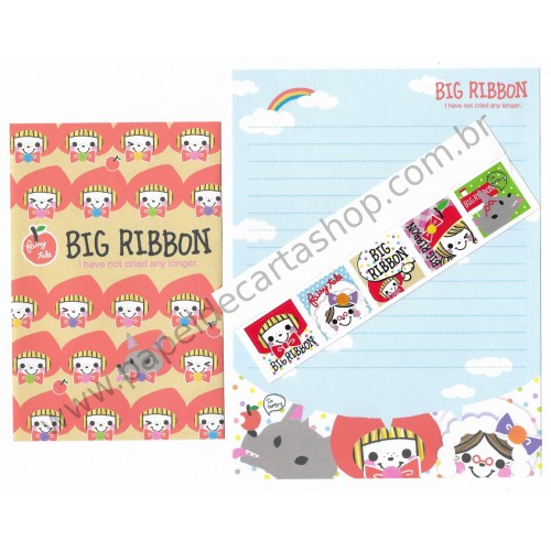 Conjunto de Papel de Carta Big Ribbon ADE - Q-Lia Japan