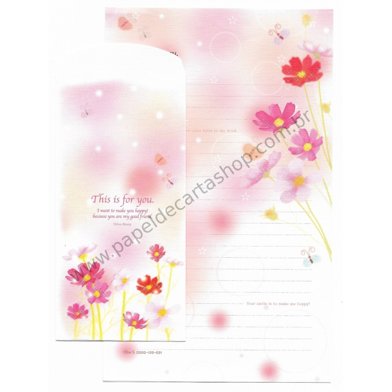 Conjunto de Papel de Carta Importado This is for you - OLIVE.S