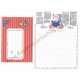 Conjunto de Papel de Carta Importado Reading Hour Japan