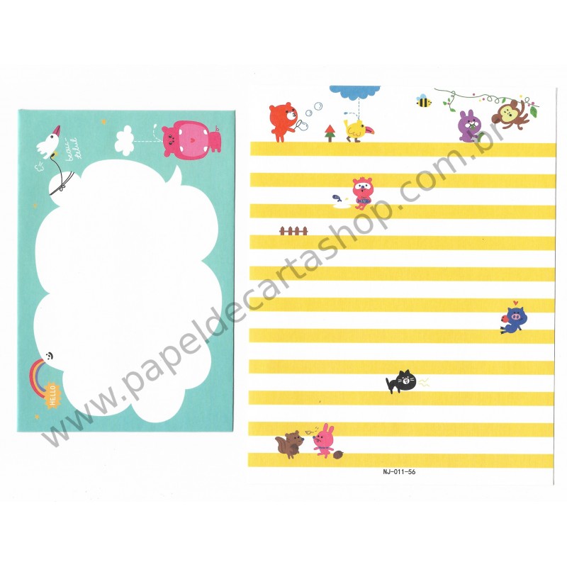 Conjunto de Papel de Carta Importado Ninge Beautiful - China