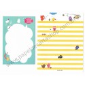 Conjunto de Papel de Carta Importado Ninge Beautiful - China