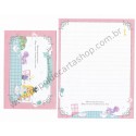 Kit 3 Conjuntos de Papel de Carta Importado Sunny Side Sweet Tale - Q-Lia