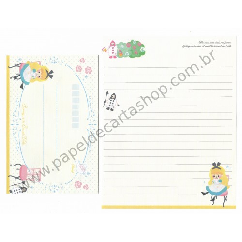 Kit 3 Conjuntos de Papel de Carta Importado Sunny Side Sweet Tale - Q-Lia