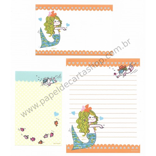 Conjunto de Papel de Carta P com envelope ADO MIZUMORI 0030