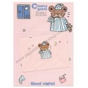 Conjunto de Papel de Carta Antigo (Vintage) Creamy Some - Japan