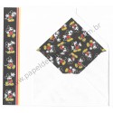 Conjunto de Papel de Carta Antigo Importado Disney Mickey Mouse (BRA)