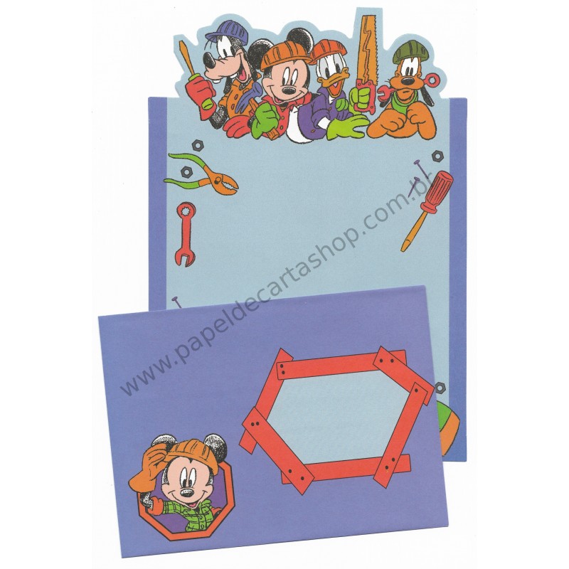 Conjunto de Papel de Carta Disney Mickey Mouse - Disney Company