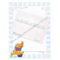 Conjunto de Papel de Carta Vintage Disney Pooh CAZ