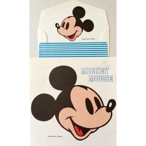 Conjunto de Papel de Carta Disney Mickey Mouse - Walt Disney Company